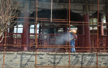 惠州古建組預防白蟻施工